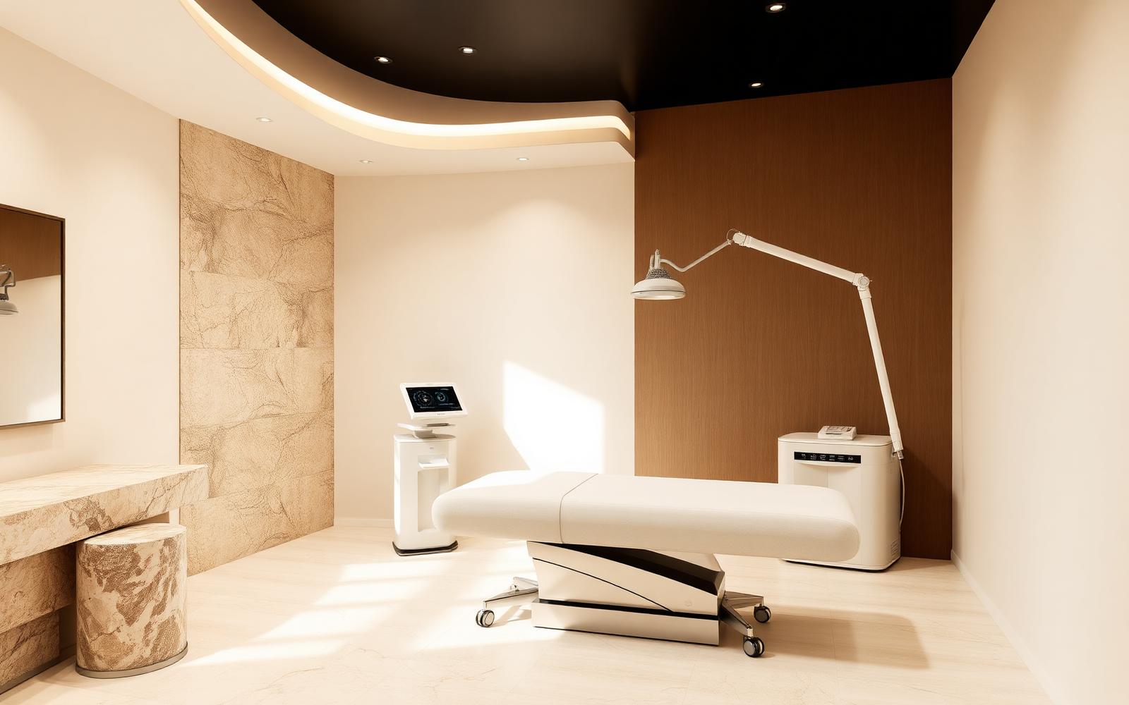 Atticus diode laser platform installed in a modern aesthetics treatment studio